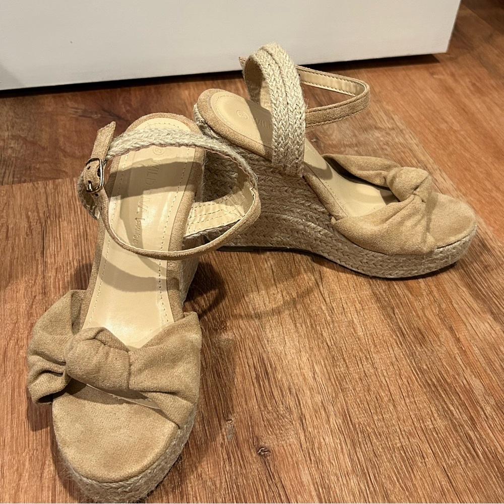 Wild Diva Wedge Espadrilles